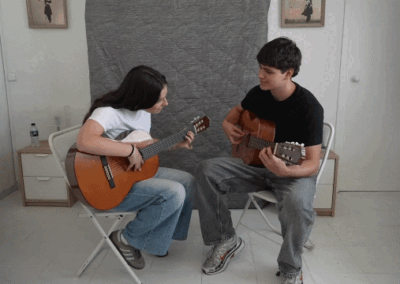 Clase de guitarra
